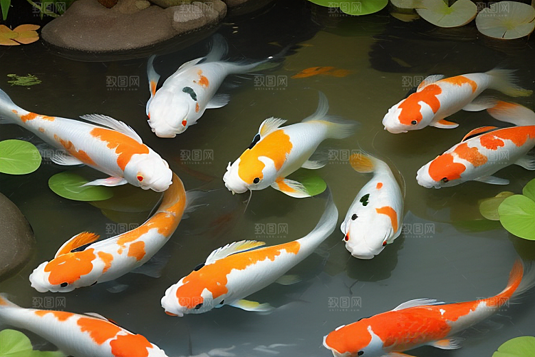 祝福与幸福好运锦鲤的美好祝愿