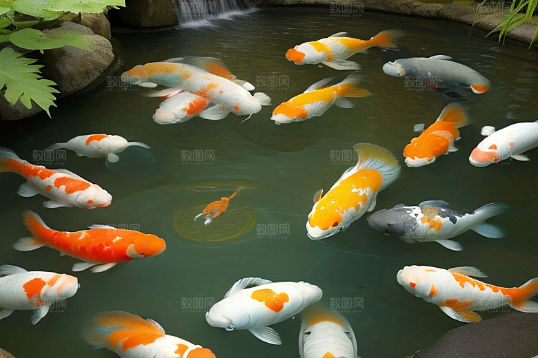 祝福与幸福好运锦鲤的美好祝愿