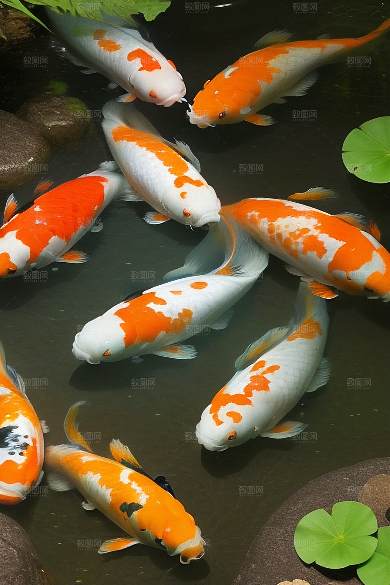 祝福与幸福好运锦鲤的美好祝愿