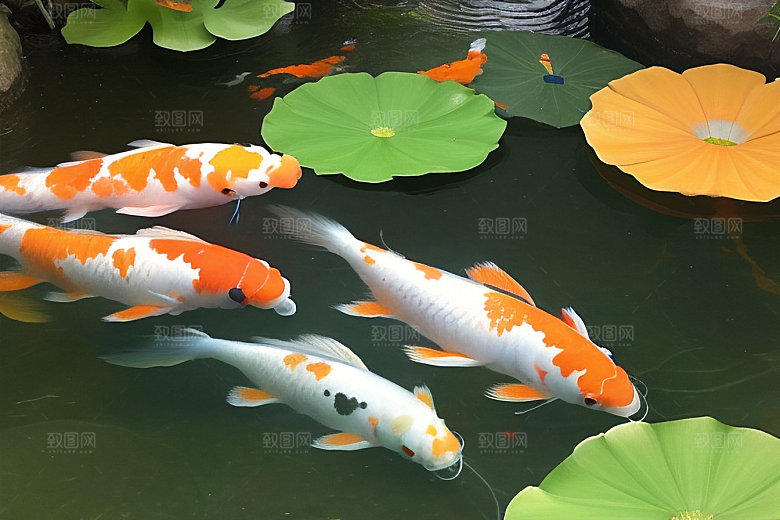 幸运之鱼好运锦鲤的吉祥祝福