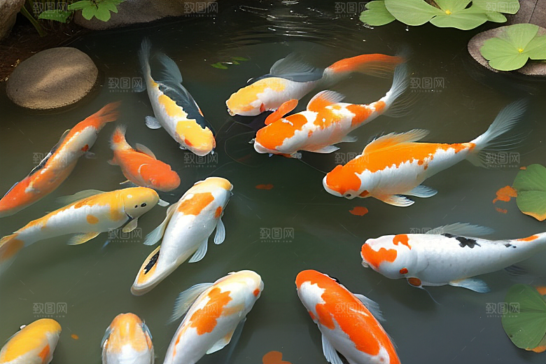 好运锦鲤祝福与幸运的象征