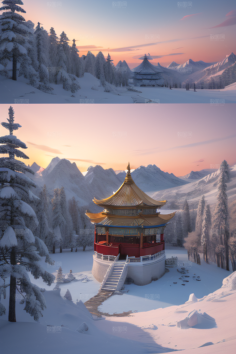 极致高清细腻还原晨曦美景