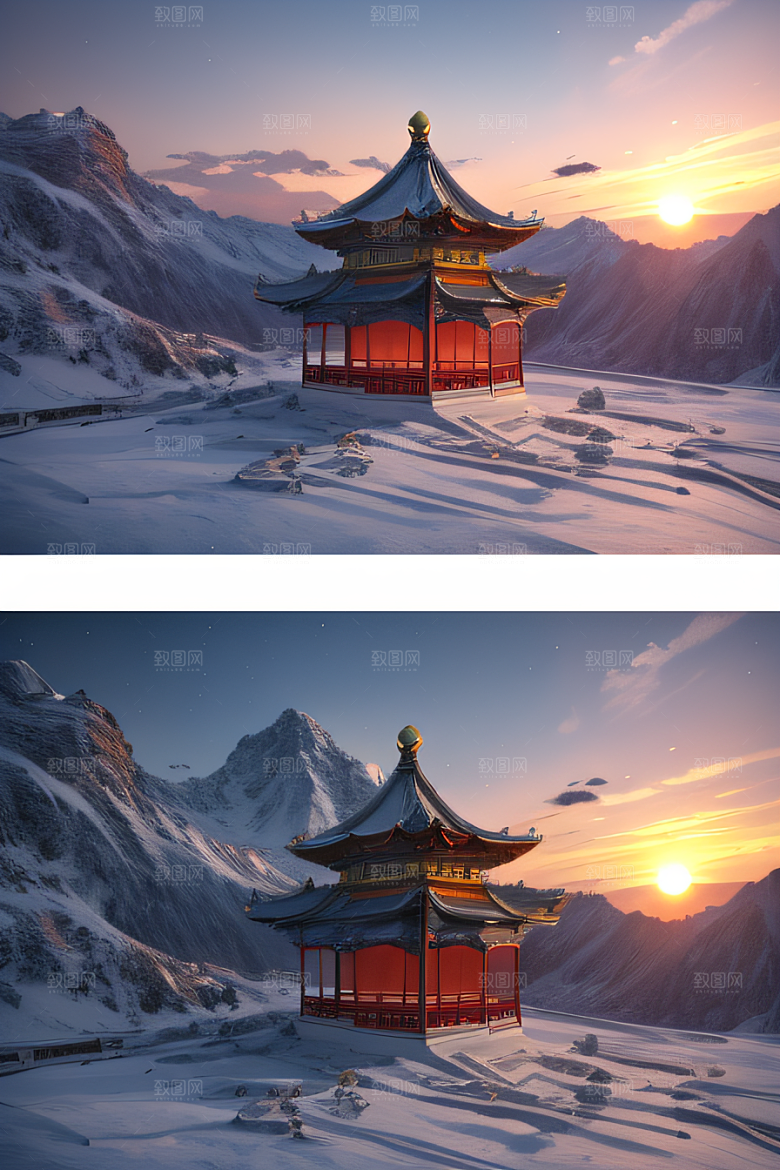 极致高清细腻还原晨曦美景