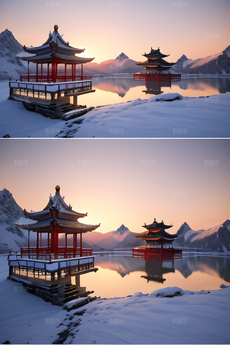 极致高清细腻还原晨曦美景