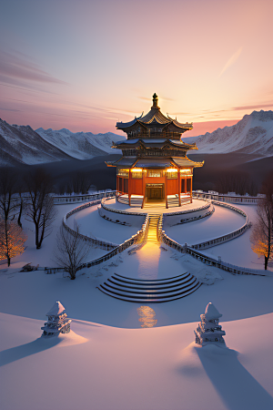 极致高清细腻还原晨曦美景