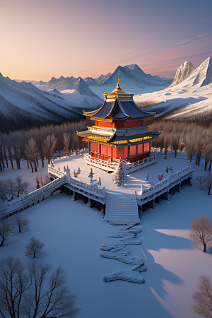 极致高清细腻还原晨曦美景