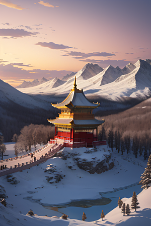 极致高清细腻还原晨曦美景