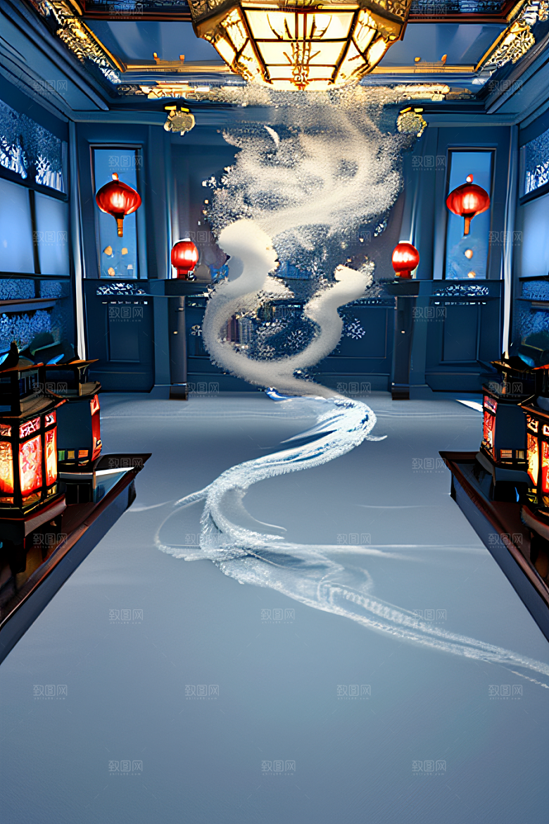 云海中的神秘景象