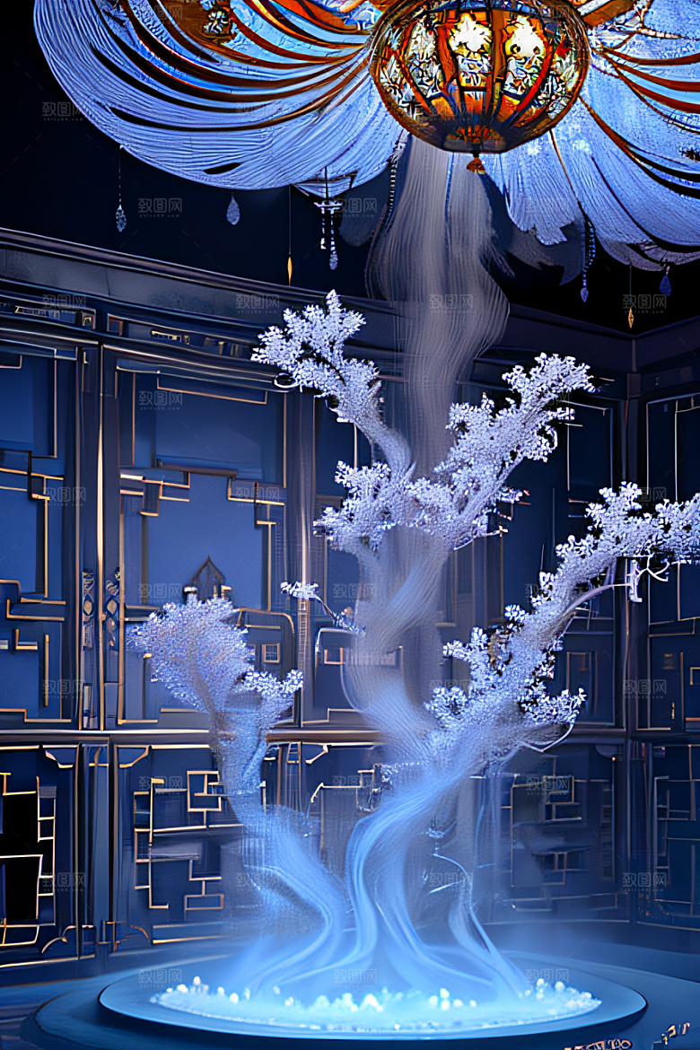 云海中的神秘景象