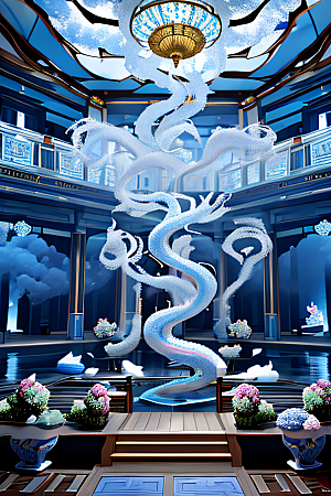 云海中的神秘景象