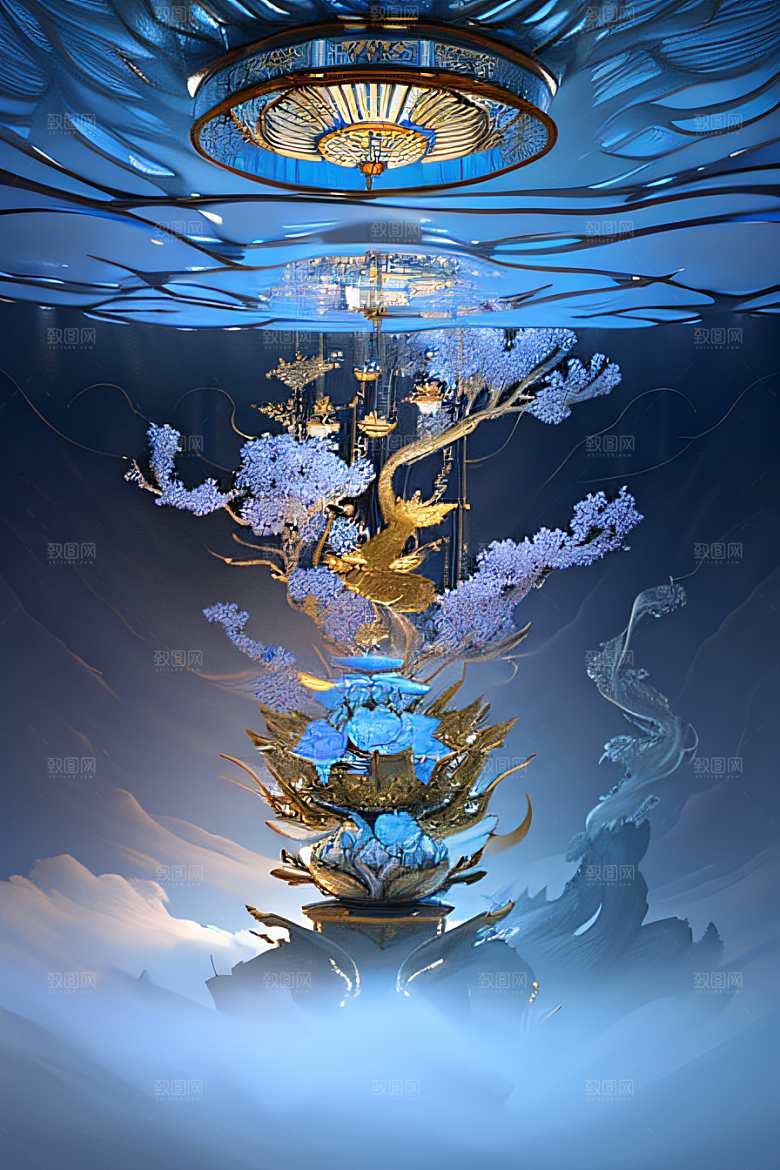 深海之谜神秘青花瓷烟云