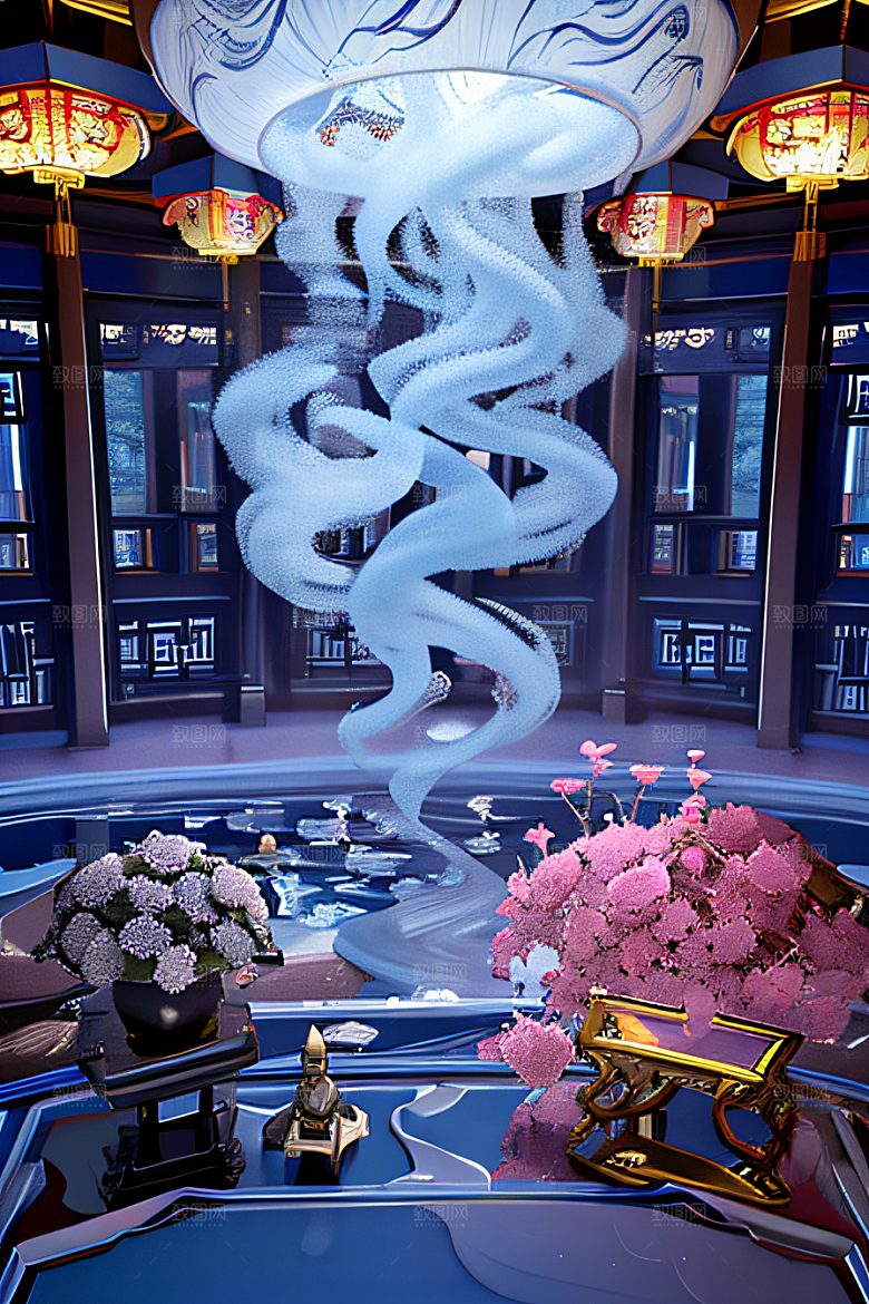 虚幻引擎中的逼真中国艺术