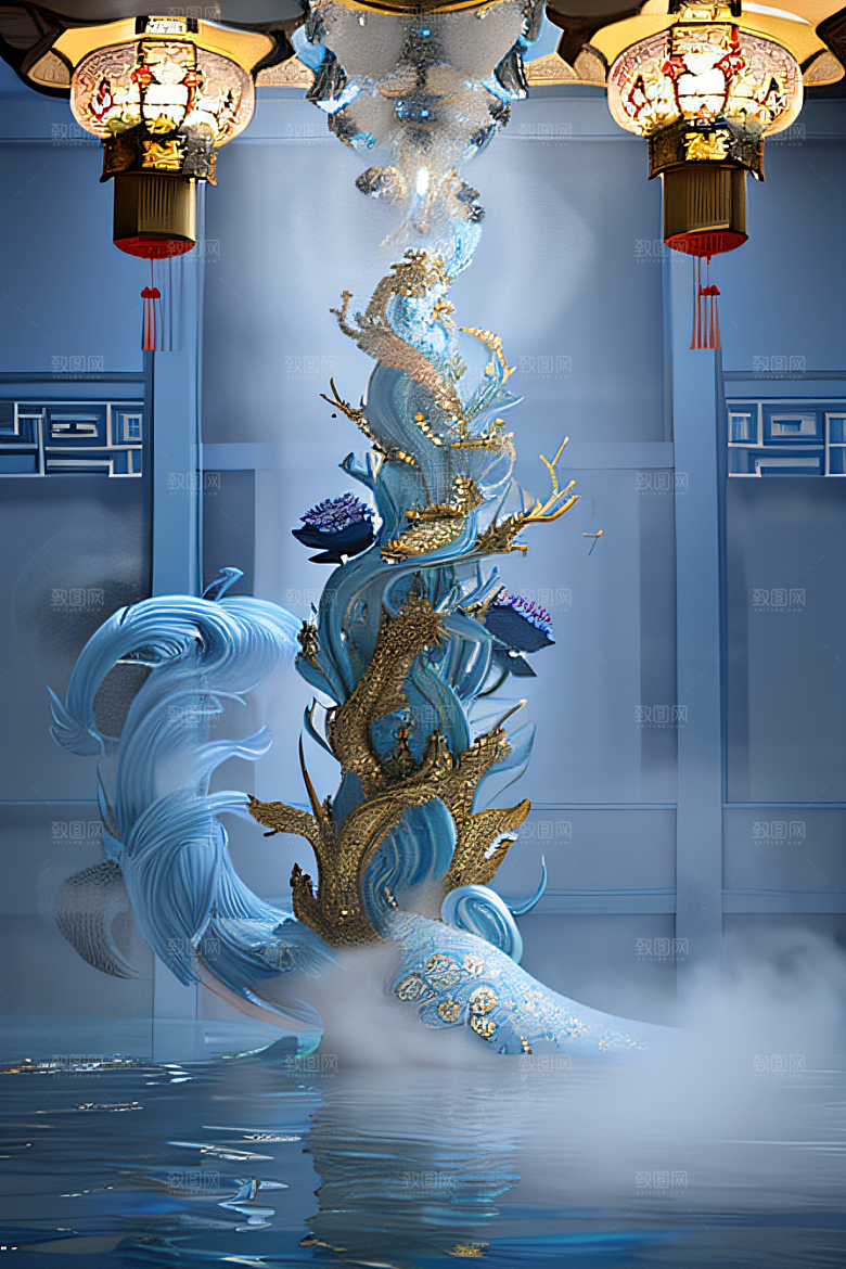 虚幻引擎中的逼真中国艺术