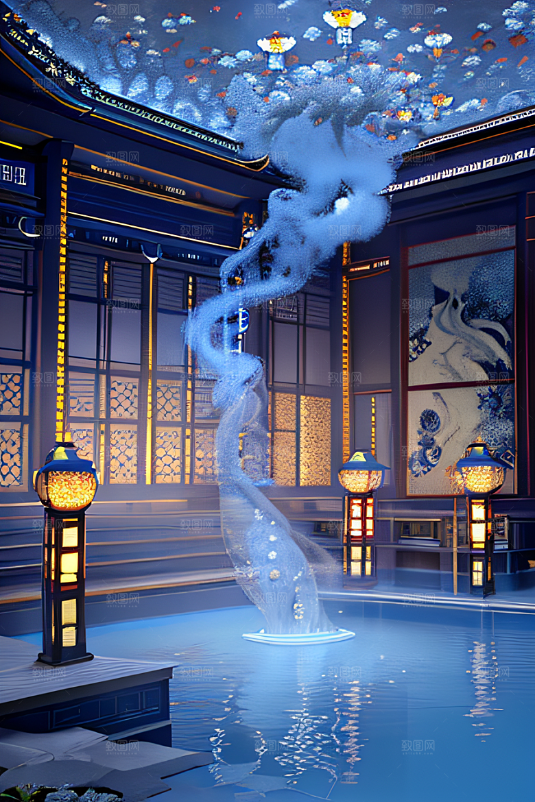 虚幻引擎中的逼真中国艺术