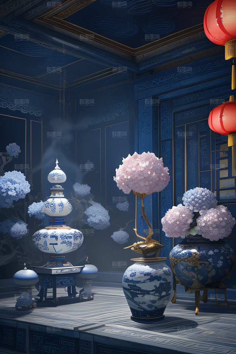 云海中的神秘景象