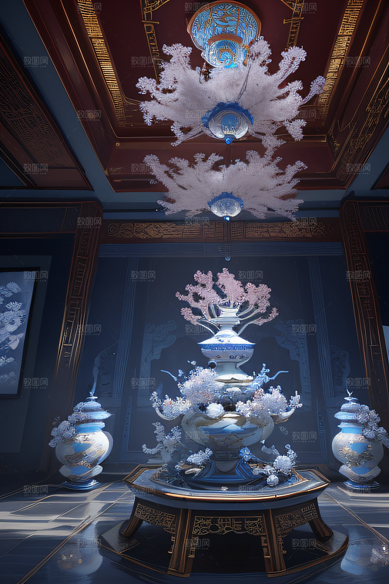 云海中的神秘景象