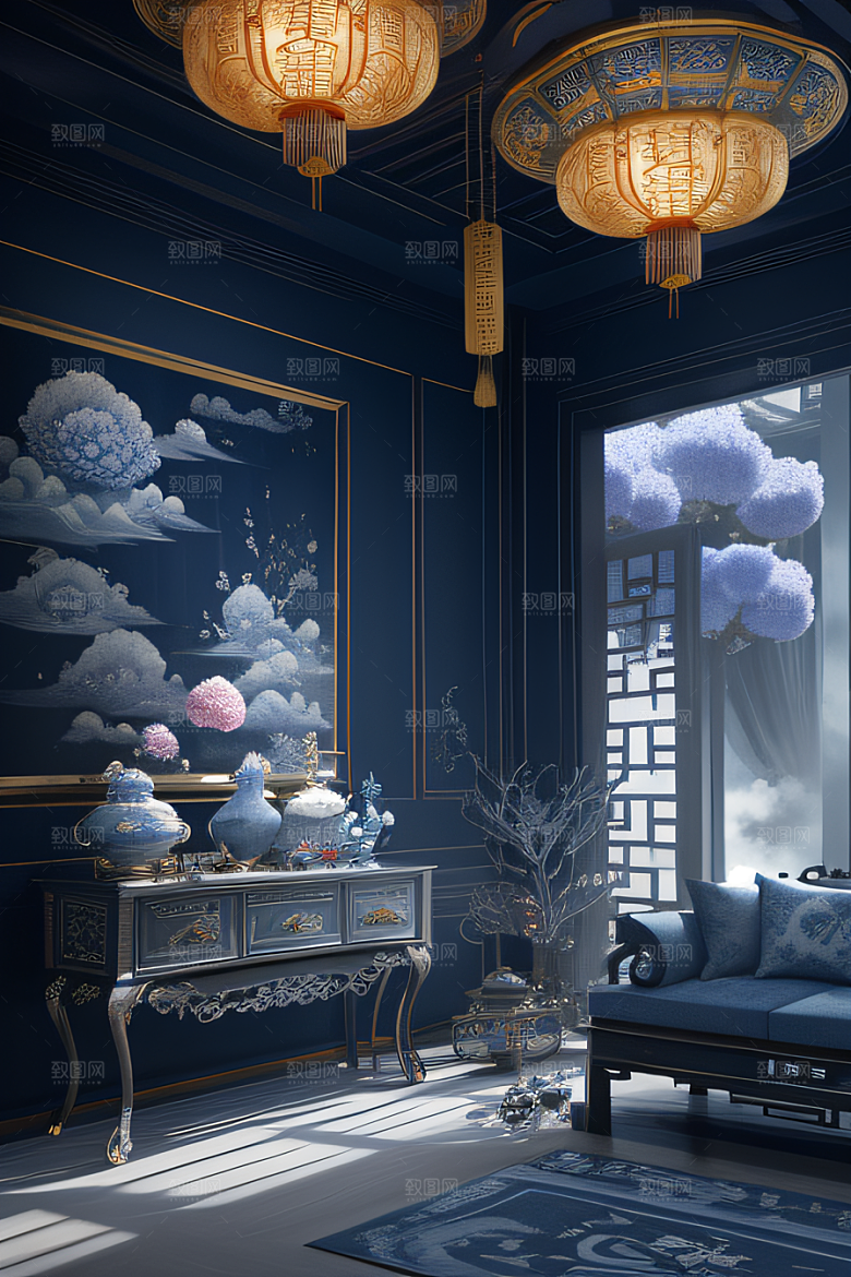 云海中的神秘景象