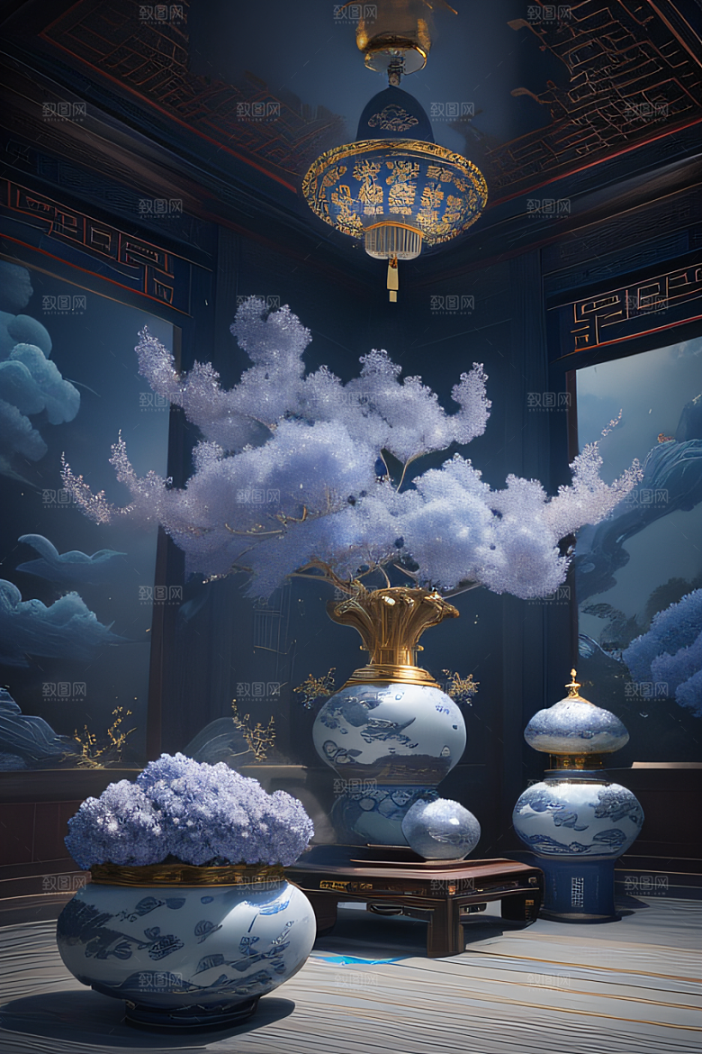 云海中的神秘景象