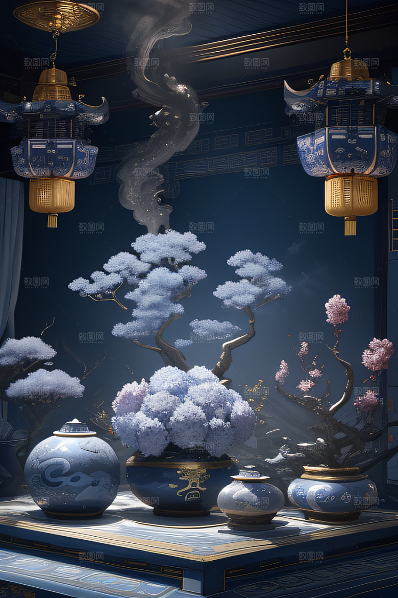 云海中的神秘景象