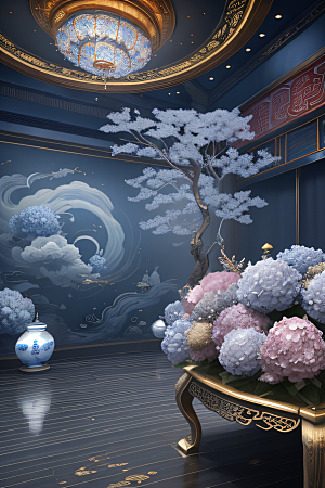 云海中的神秘景象