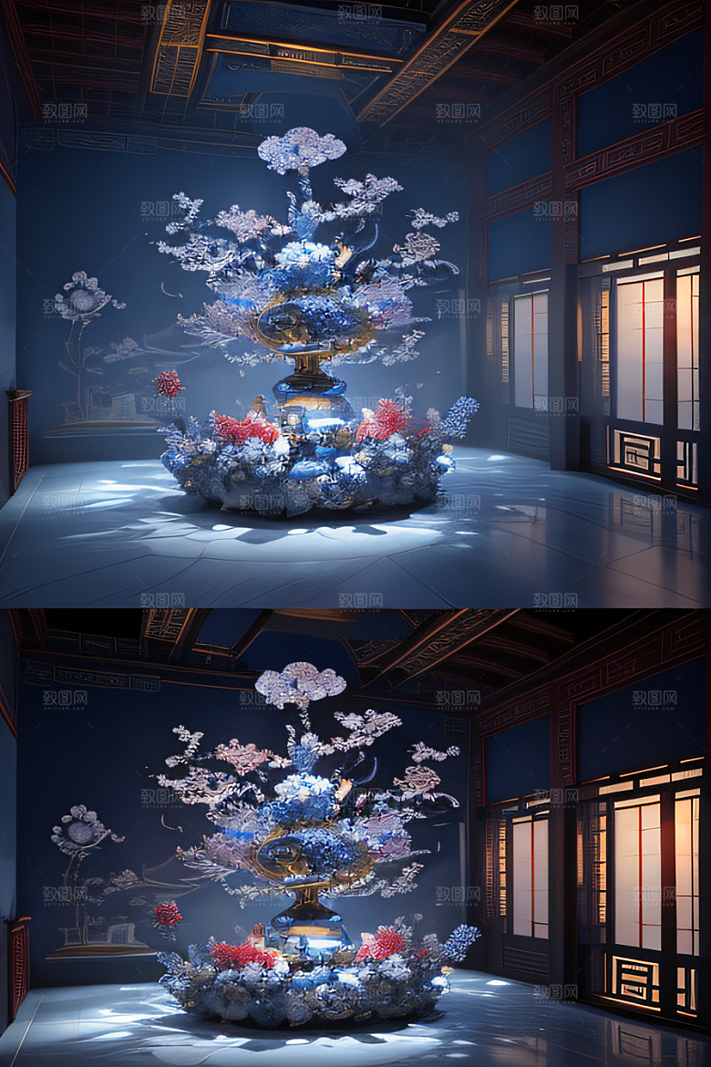 云海中的神秘景象