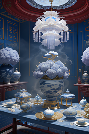 云海中的神秘景象