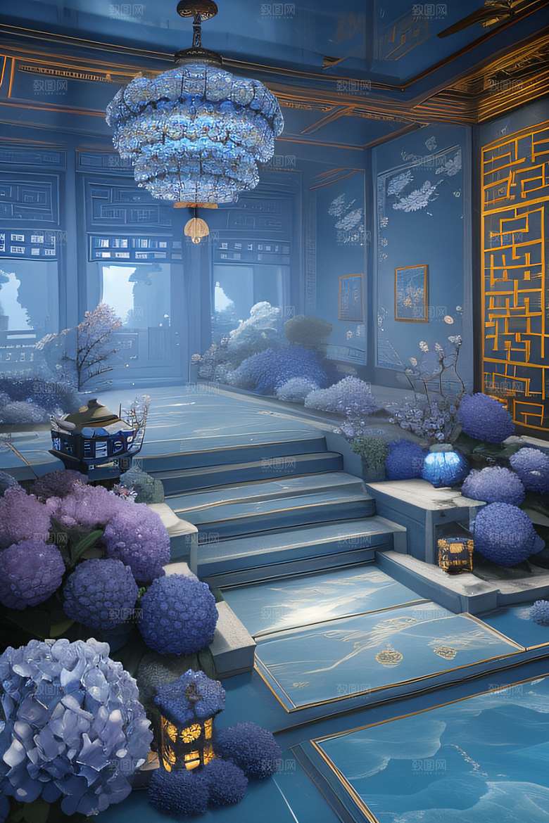 云海中的神秘景象