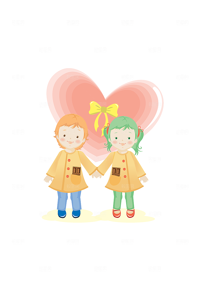 卡通手绘插画孩子设计