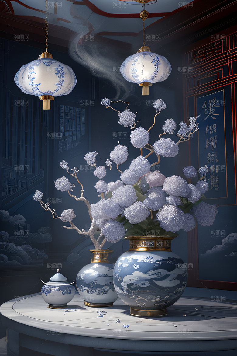 深海之谜神秘青花瓷烟云