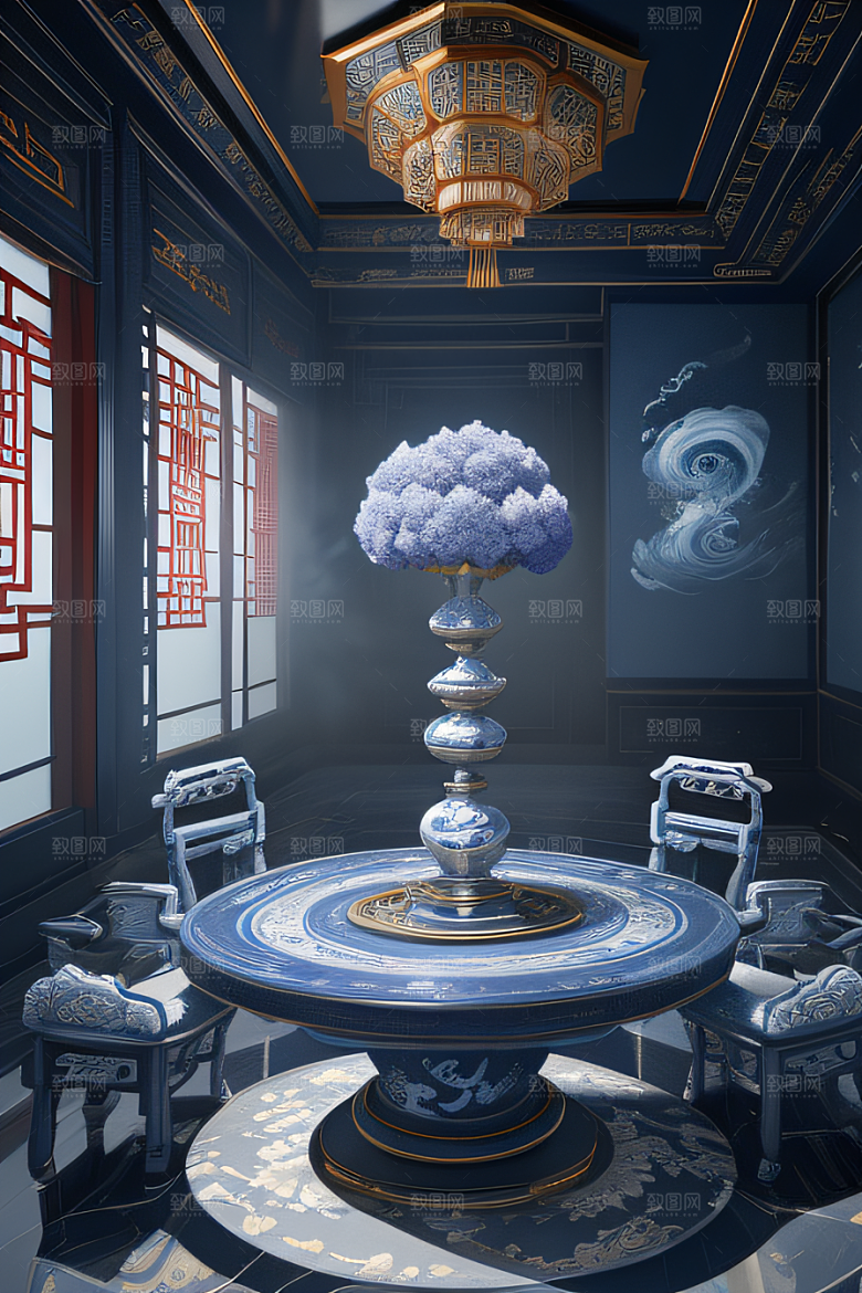 深海之谜神秘青花瓷烟云