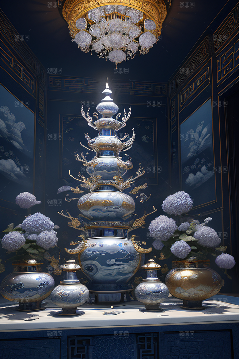 深海之谜神秘青花瓷烟云