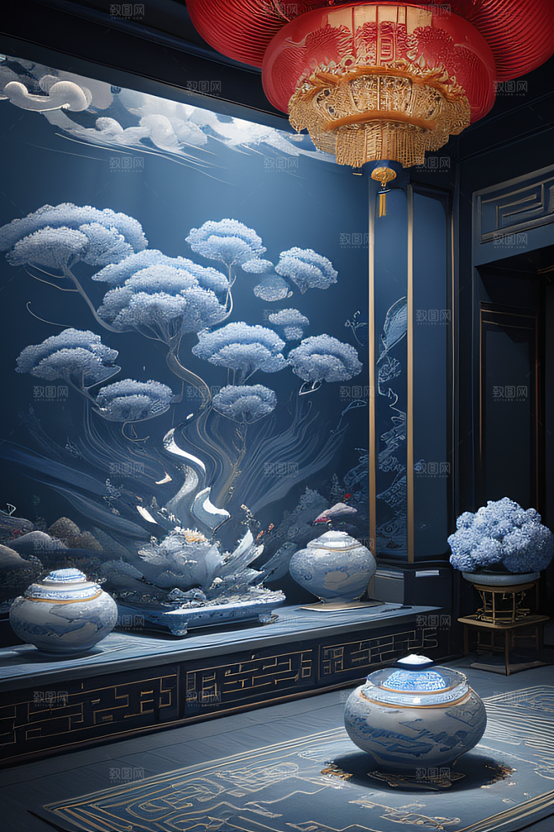 深海之谜神秘青花瓷烟云
