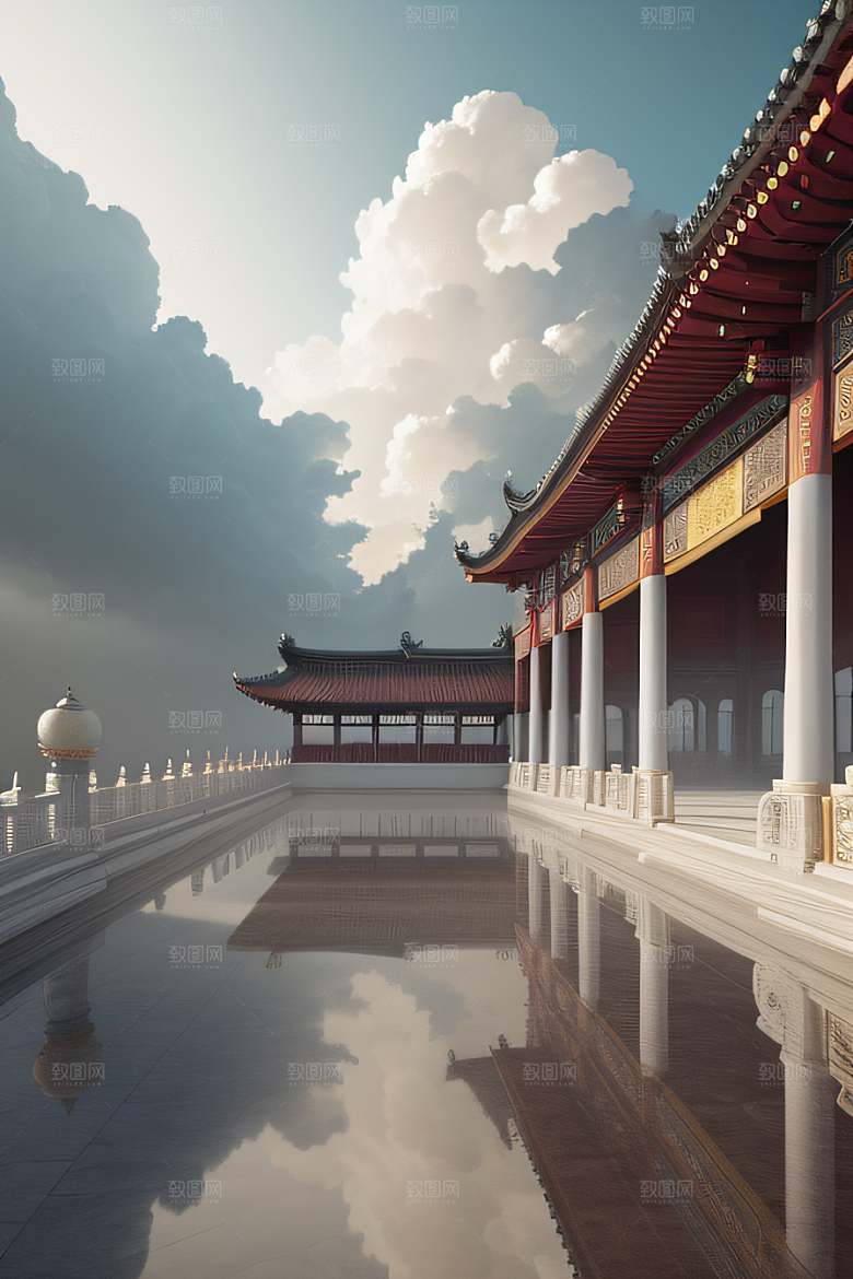 超现实的幻境中国宫殿的奇幻之旅