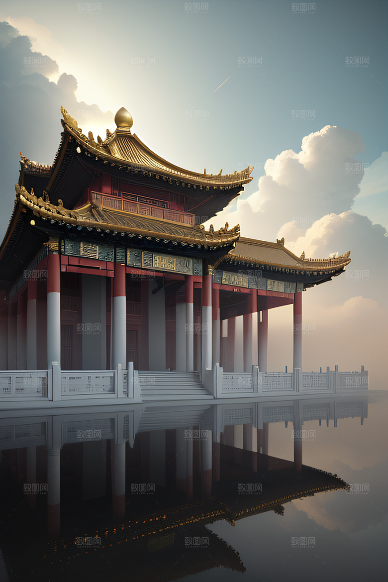 壮丽辉煌绚丽多彩中国宫殿的视觉盛宴