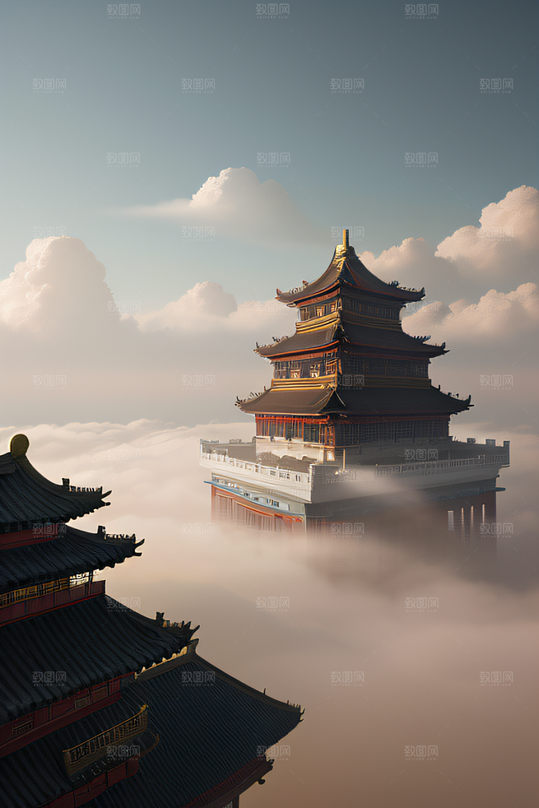 壮丽辉煌绚丽多彩中国宫殿的视觉盛宴
