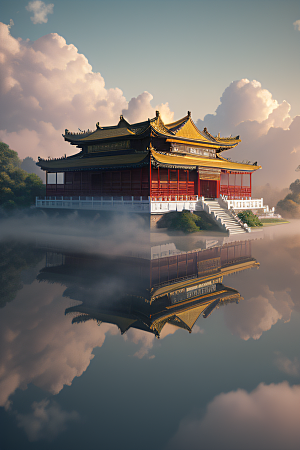 壮丽辉煌绚丽多彩中国宫殿的视觉盛宴