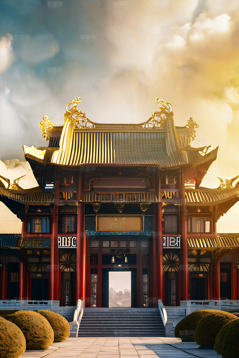 电影般的唯美细腻而华丽的中国宫殿