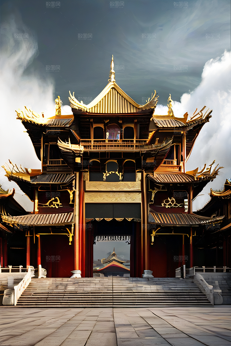 电影般的唯美细腻而华丽的中国宫殿