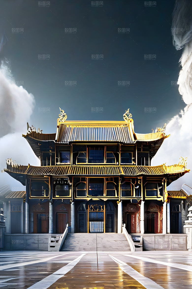 电影般的唯美细腻而华丽的中国宫殿