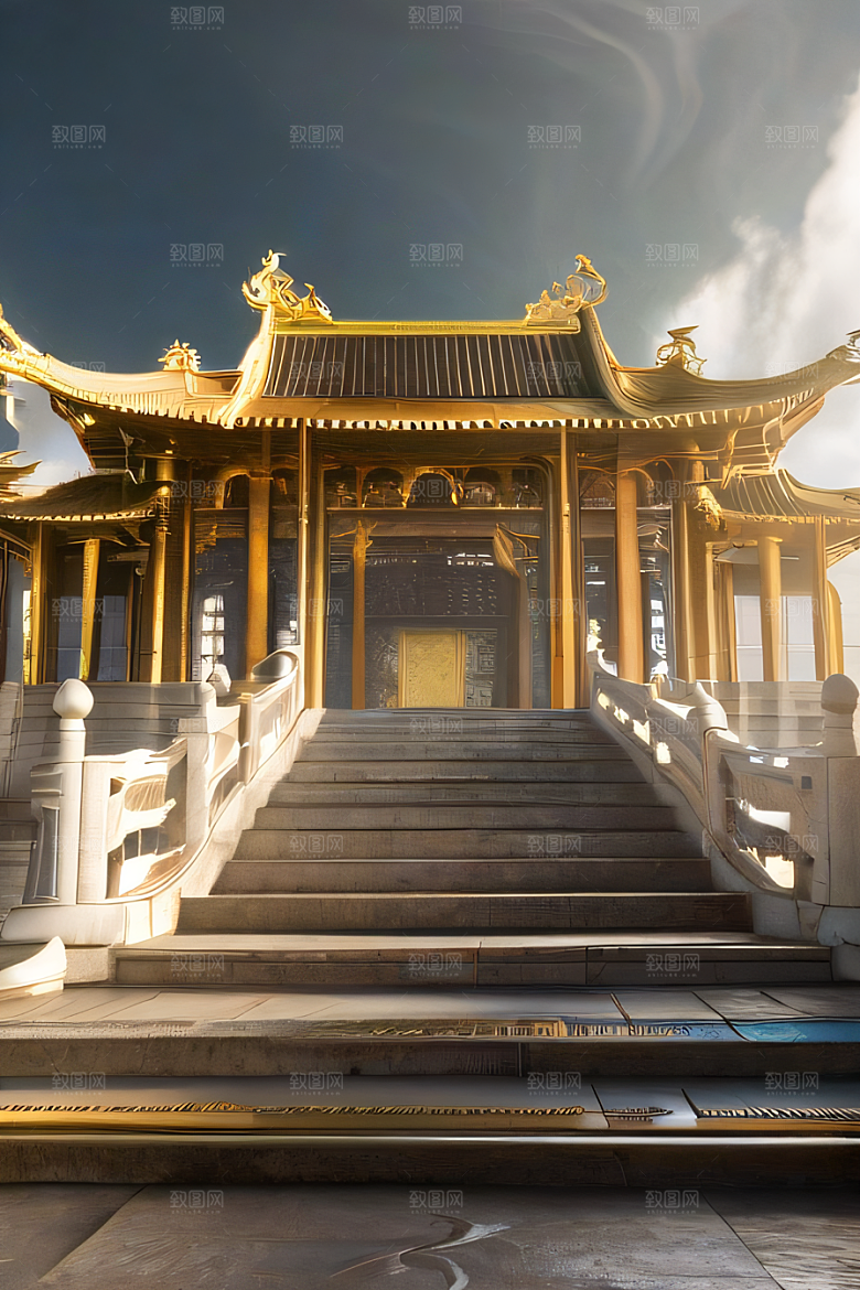 超现实的幻境中国宫殿的奇幻之旅