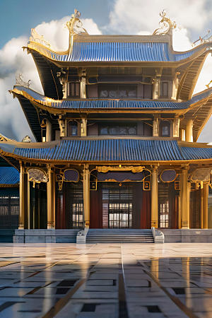 超现实的幻境中国宫殿的奇幻之旅