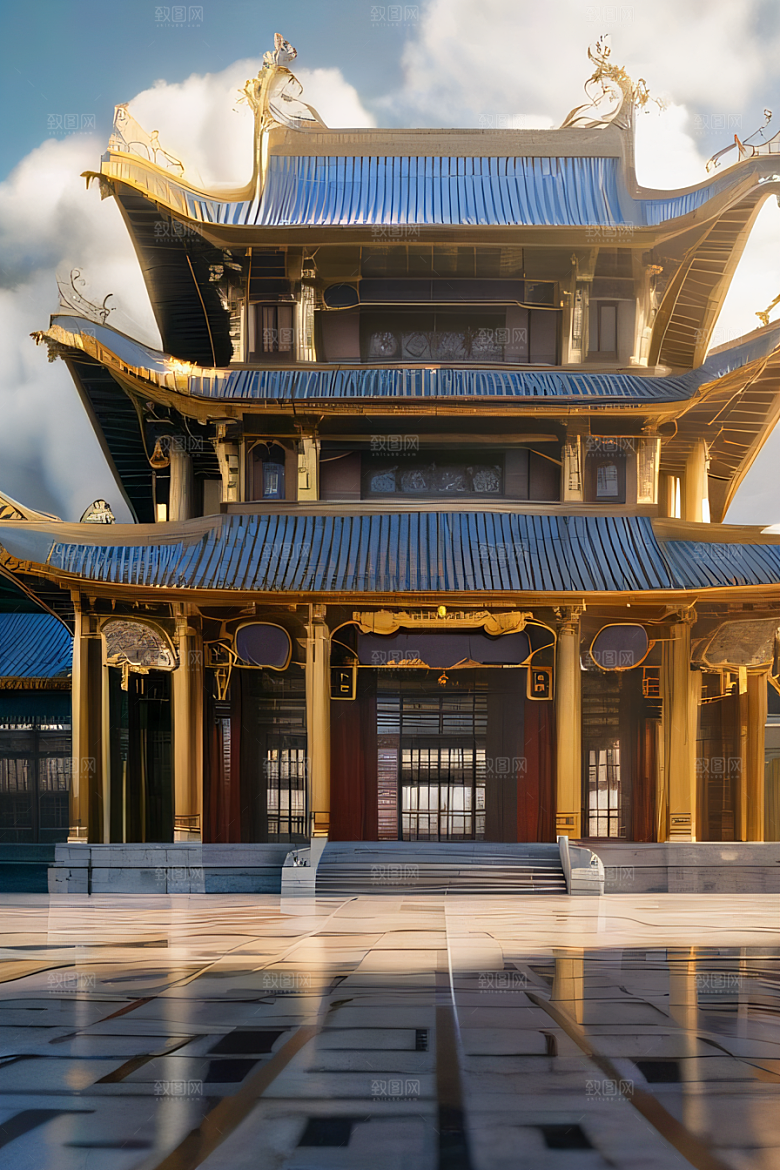 超现实的幻境中国宫殿的奇幻之旅