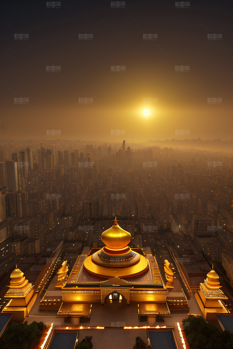 穆克蒂达姆寺庙神圣光环