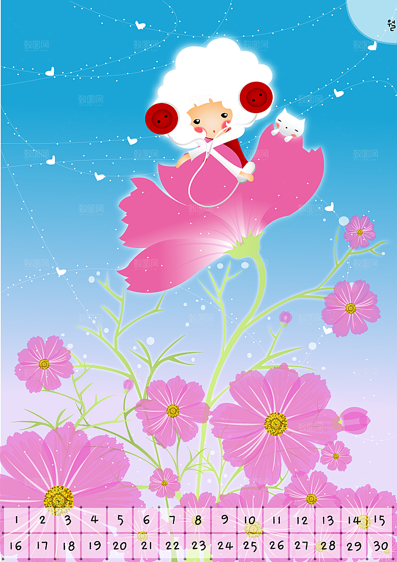 卡通手绘AI生活插画设计
