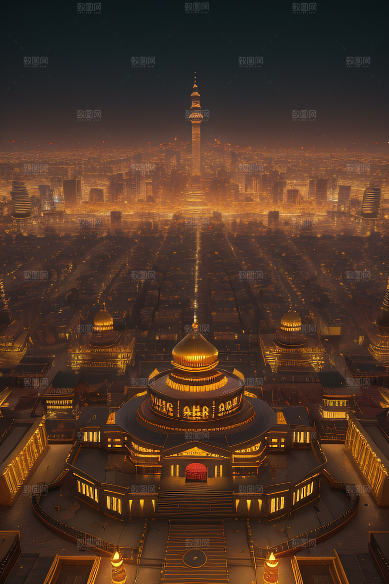 穆克蒂达姆寺庙神圣光环