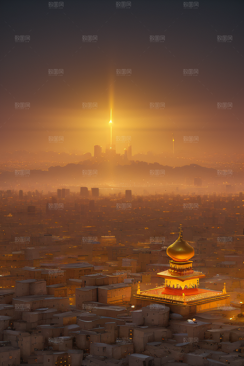 穆克蒂达姆寺庙神圣光环