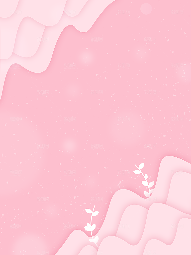 二十四节气节日背景插画海报