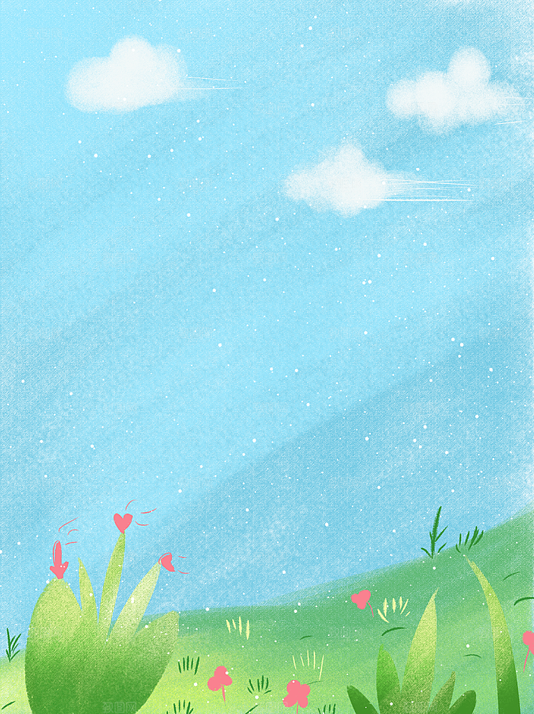 二十四节气节日背景插画海报