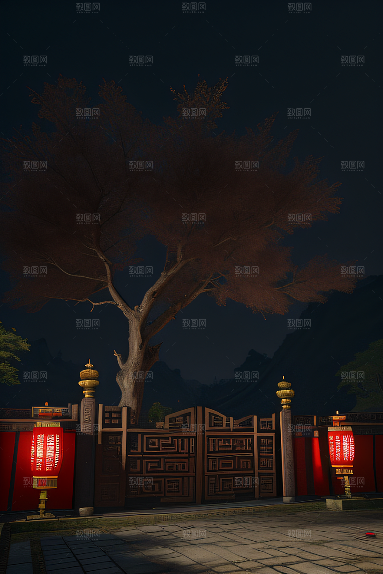 孤寂之夜古老的遗存