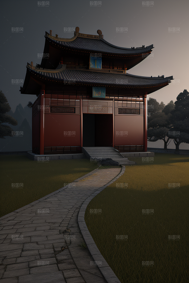 中国古代宫殿与城墙遗迹